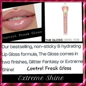 Jeffrey Star Control Freak Gloss in Extreme Shine Hydrating Lip Plumper NIB